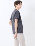 ハイストレッチ メランジ クルーネック半袖Tシャツ