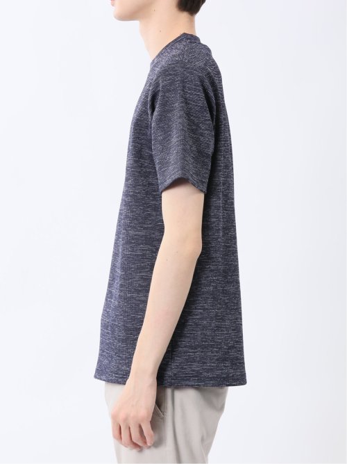 ハイストレッチ メランジ クルーネック半袖Tシャツ