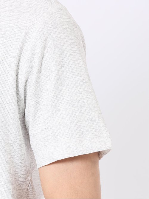 かすれプリント Vネック 半袖 Tシャツ