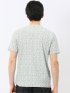 かすれプリント Vネック 半袖 Tシャツ