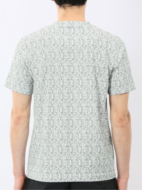 かすれプリント Vネック 半袖 Tシャツ