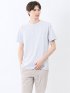 プレーティングジャガード クルーネック半袖Tシャツ