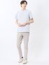 プレーティングジャガード クルーネック半袖Tシャツ