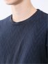 プレーティングジャガード クルーネック半袖Tシャツ