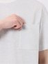 ストレッチ チェック プリント クルーネック 半袖 Tシャツ
