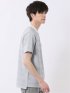 ストレッチ チェック プリント クルーネック 半袖 Tシャツ