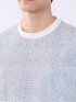 ストレッチ チェック プリント クルーネック 半袖 Tシャツ