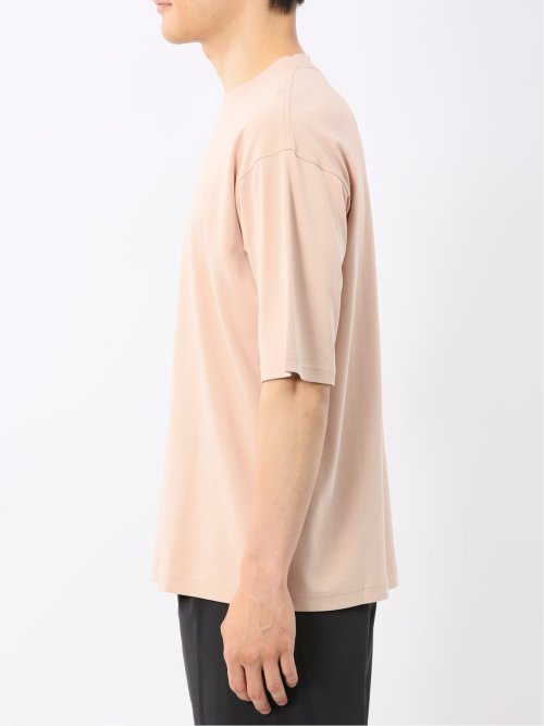 綿100% ロゴ刺繍 クルーネック半袖Tシャツ