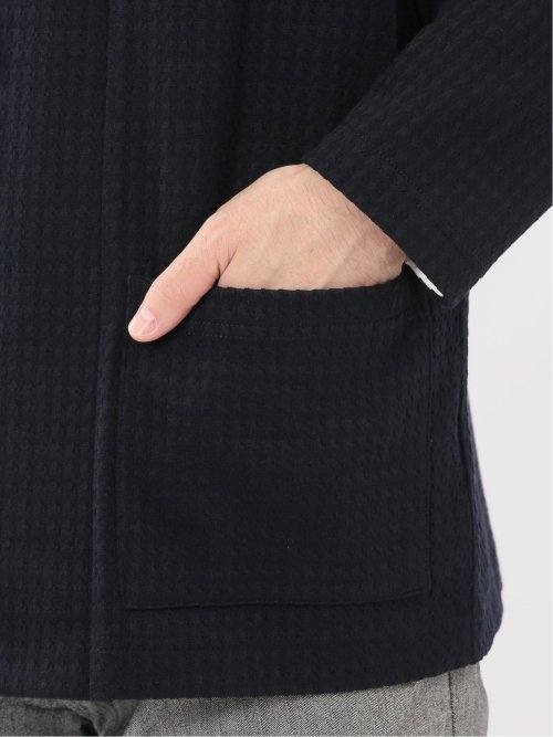 千鳥ジャガード ショールカーディガン