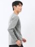 裏起毛カルゼ Vネック長袖Tシャツ