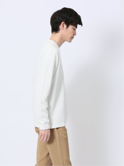 ストレッチ ダブルフェイス Vネックニットソー