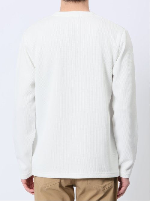 ストレッチ ダブルフェイス Vネックニットソー