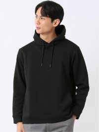 プルオーバー パーカー メンズ 長袖 ストレッチ ややゆったり ジオ 