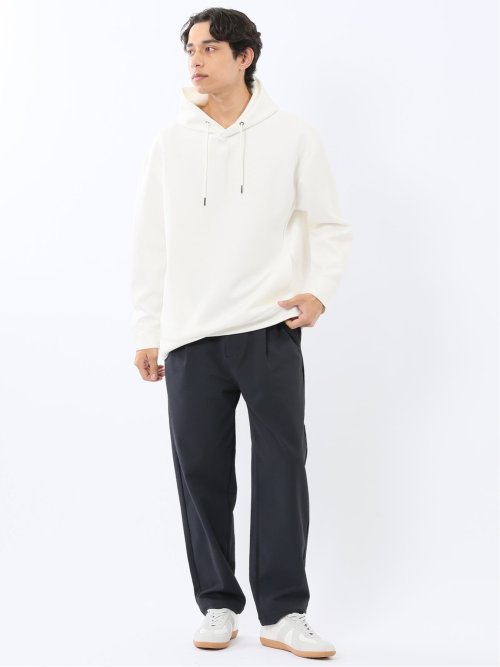 ストレッチ ソフトダンボール 長袖プルパーカー