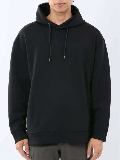 ストレッチ ソフトダンボール 長袖プルパーカー