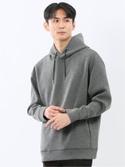 ストレッチ ソフトダンボール 長袖プルパーカー