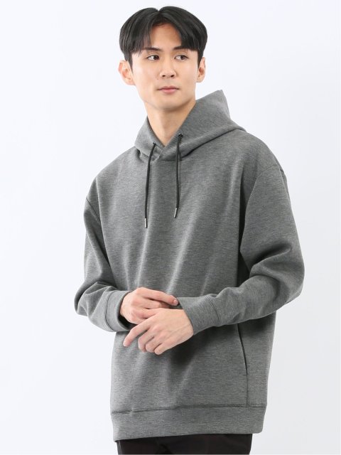 ストレッチ ソフトダンボール 長袖プルパーカー