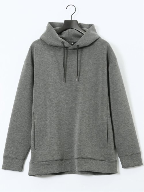 ストレッチ ソフトダンボール 長袖プルパーカー
