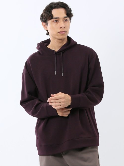 ストレッチ ソフトダンボール 長袖プルパーカー