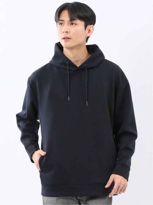 ストレッチ ソフトダンボール 長袖プルパーカー(M 06グレー): トップス