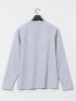 メランジワッフル クルーネック長袖Tシャツ