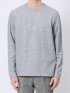 メランジワッフル クルーネック長袖Tシャツ