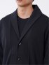 カーディガン メンズ 長袖 ストレッチ ショールカラー ボタン カットアウター ややゆったり ジャガード マルチツイル