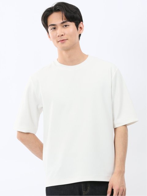 ストレッチ アムンゼン クルーネック 5分袖 Tシャツ
