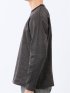 裏起毛ツイル クルーネック長袖Tシャツ