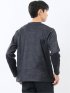 裏起毛ツイル クルーネック長袖Tシャツ