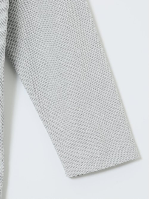 綿混鹿の子 ショールカーディガン