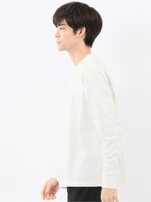 ソロナ天竺 クルーネック 長袖Tシャツ