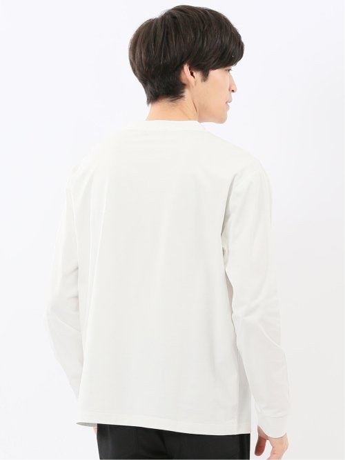 ソロナ天竺 クルーネック 長袖Tシャツ