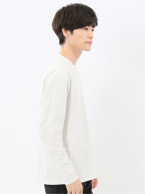 ソロナ天竺 クルーネック 長袖Tシャツ