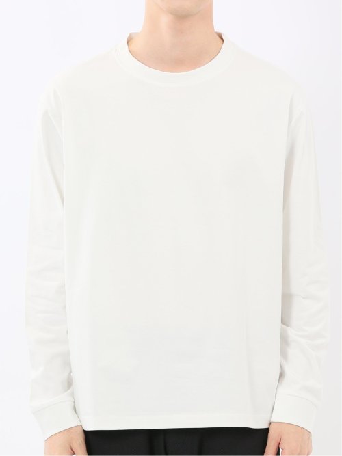 ソロナ天竺 クルーネック 長袖Tシャツ