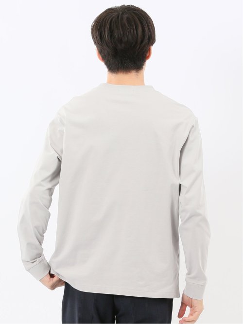 ソロナ天竺 クルーネック 長袖Tシャツ