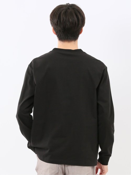 ソロナ天竺 クルーネック 長袖Tシャツ