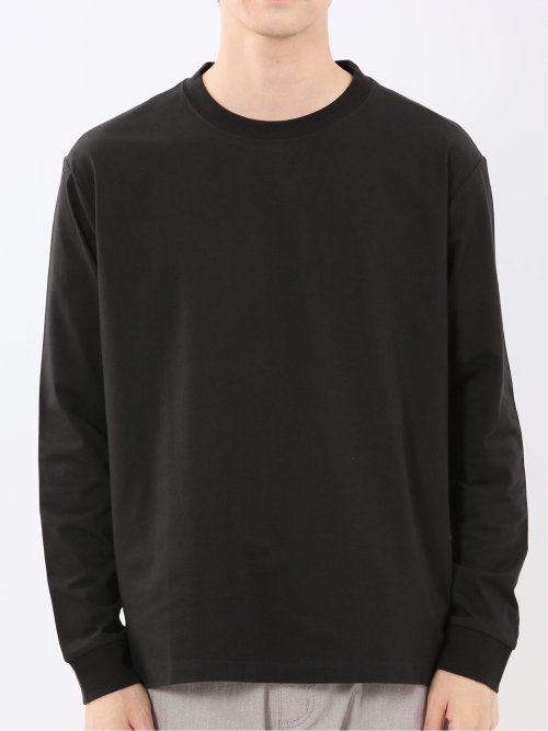 ソロナ天竺 クルーネック 長袖Tシャツ