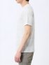 メッシュ かすれプリント クルーネック半袖Tシャツ