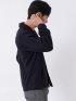 カットアウター メンズ 長袖 ストレッチ CPO 胸ポケット 綿混 千鳥格子 ジャガード