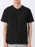 ループ ジャガード Vネック 半袖 Tシャツ
