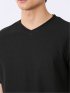 ループ ジャガード Vネック 半袖 Tシャツ
