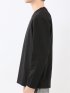 千鳥ジャガード クルーネック長袖Tシャツ