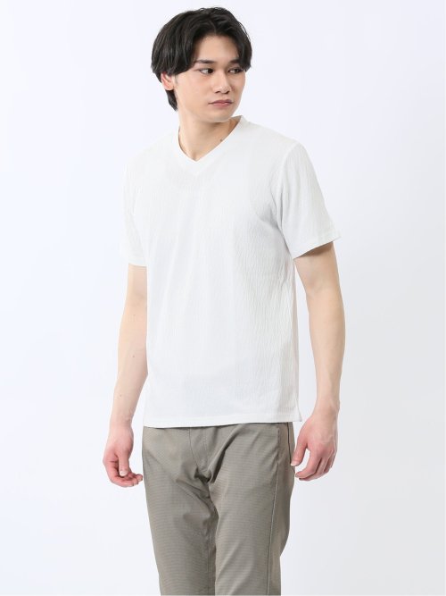 リンクスケーブル Vネック半袖Tシャツ