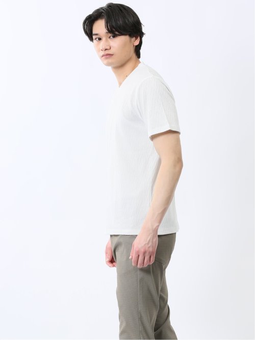 リンクスケーブル Vネック半袖Tシャツ