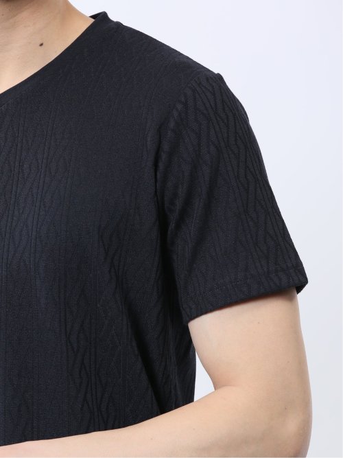 リンクスケーブル Vネック半袖Tシャツ