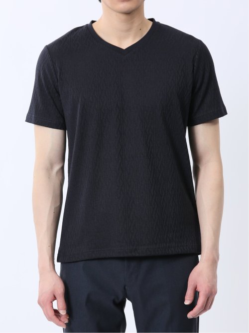リンクスケーブル Vネック半袖Tシャツ
