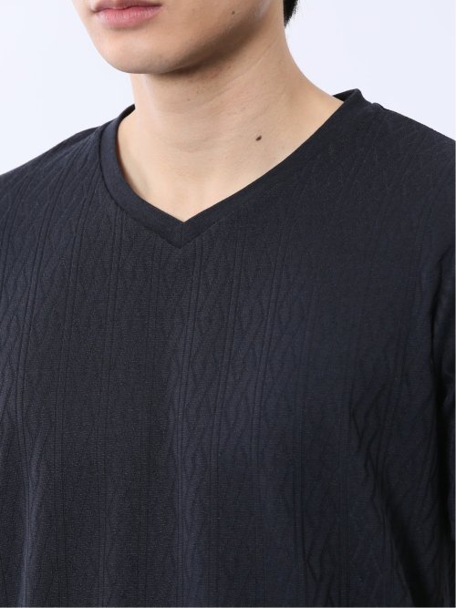 リンクスケーブル Vネック半袖Tシャツ