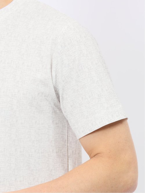 かすれプリント クルーネック 半袖 Tシャツ