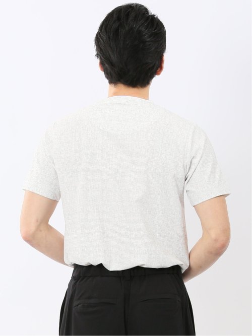 かすれプリント クルーネック 半袖 Tシャツ